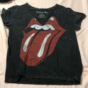 NWOT Rolling Stones Cutout T-Shirt